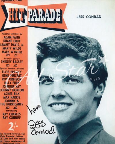 JESS CONRAD - British Actor / Singer Signed Photograph 01 (SCHT) - Picture 1 of 1