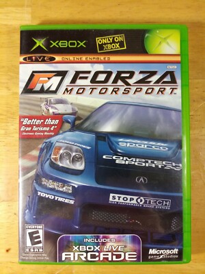 Forza Motorsport (Microsoft Xbox, 2005) Complete with Disc Case and ...