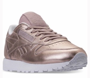 reebok classic metallic rose gold