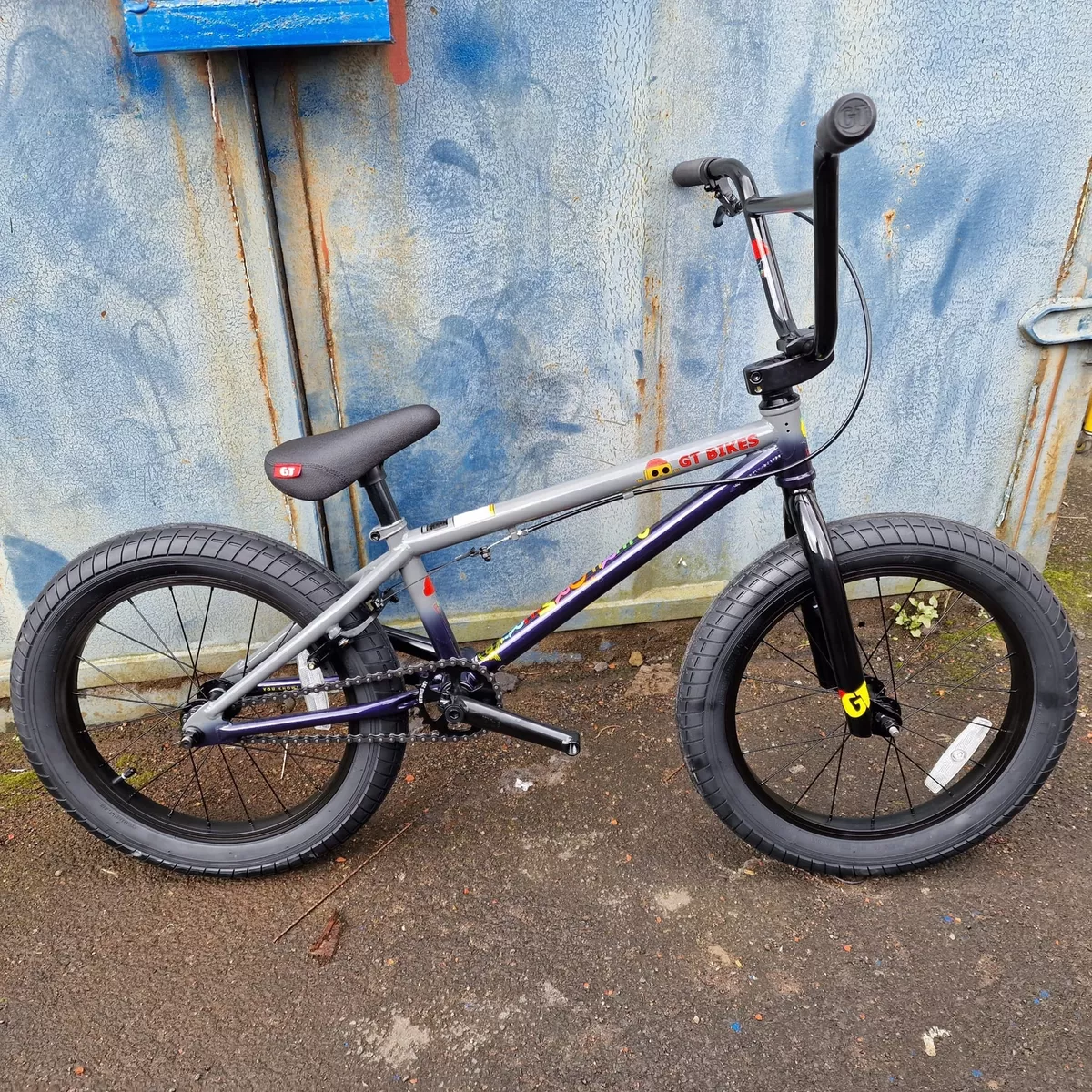 GT Jr Performer 18 Inch Kids BMX Bike Purple / Grey 7-12 Years Approx RRP  £350