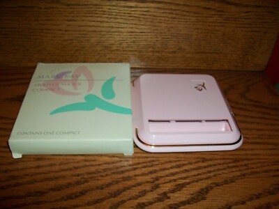 Mary Kay Vintage Multi-Glamour Pink Make-up Compact w/ Mirror 4861-NIB-FREE ship