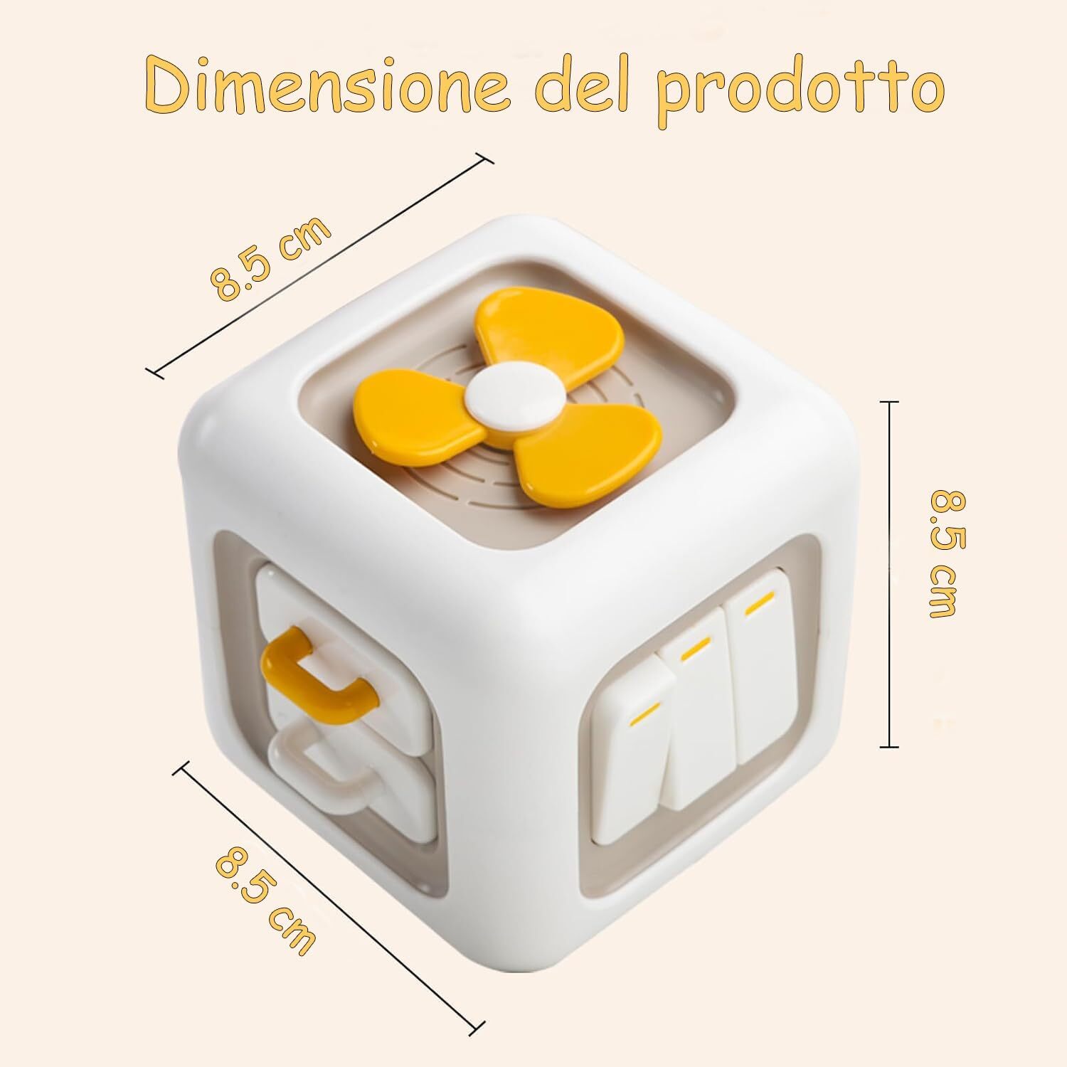 Cubo Occupato 6 in 1, Giocattoli per Bambini per Bambine Di 1 Anno, Giochi Senso foto 5