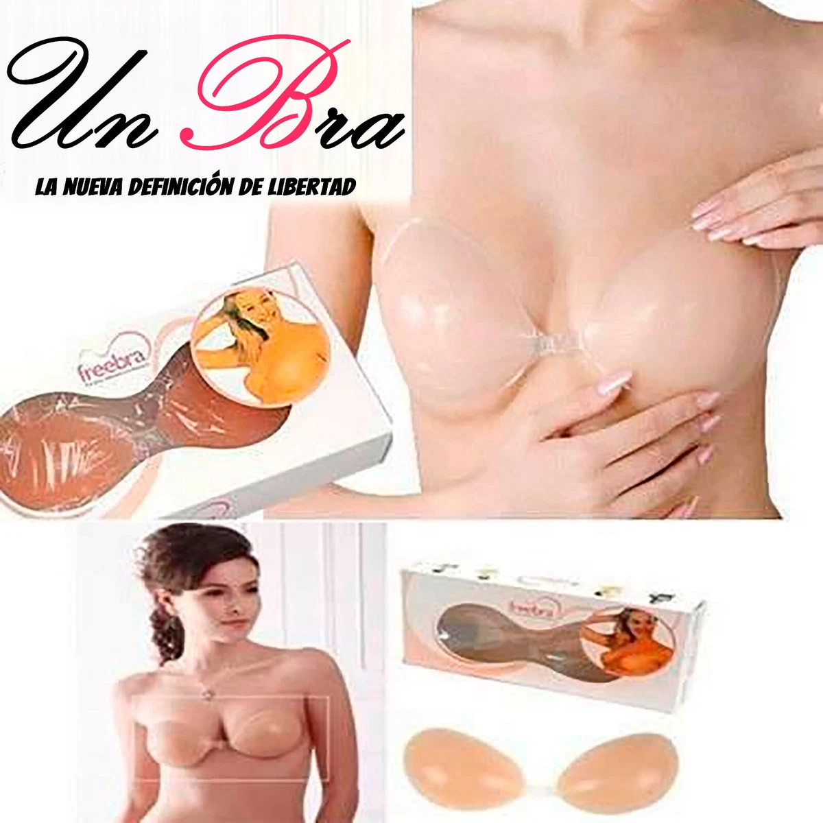 Bra Magic UN BRA Silicone Without Straps Push Up a B C & D Breasts Boobs