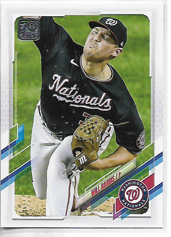 2021 Topps Update Series Will Harris Card #US138