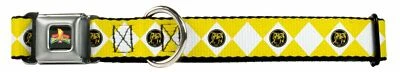 BUCKLE-DOWN Dog Collar Seat Belt Licensed Power Rangers Yellow WPR006