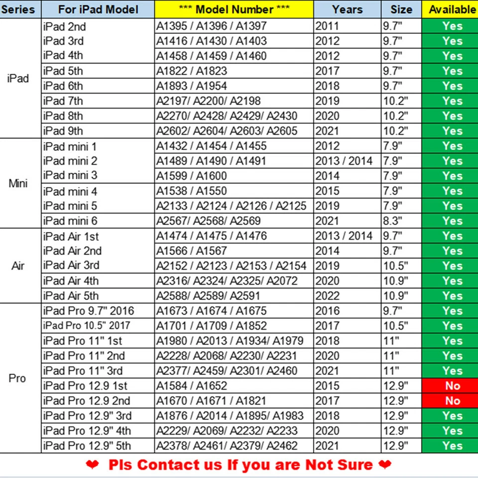 360 Rotating Leather Folio Case Cover Stand for iPad 2 3 4 Mini 4 5 Air 9.7 10.2 - Image 3 of 4