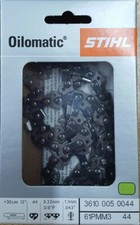 Stihl Brand 44 drivers 12 inch Chain for chainsaw bar 3/8 Pitch .043 Gauge