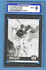 2018 Panini Diamond Kings B & W Shohei Ohtani Angels #73 Rookie ISA 9 #52760583