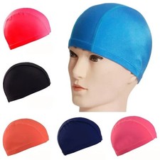 Ultra Thin Swimming Cap Nylon Elastic Bathing Hat Men Women Long Hair