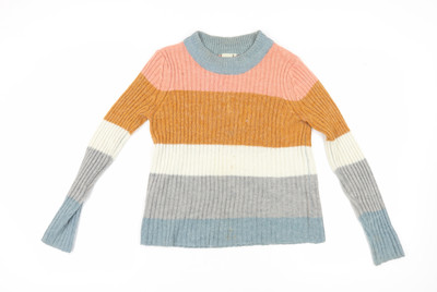 ICHI Damen Pullover Pulli mehrfarbig gestreift Größe 8
