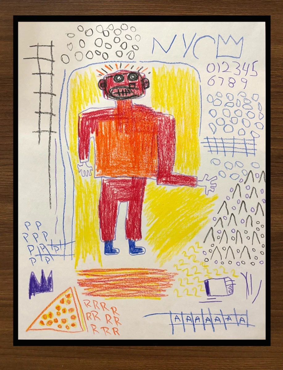 Jean-Michel Basquiat Pop Art Art Drawings for sale | eBay