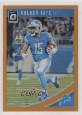 2018 Donruss Optic Orange Prizm 169/199 Golden Tate III #35 4cu
