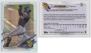 2021 Topps Chrome Prism Refractor Luis Campusano #135 Rookie RC