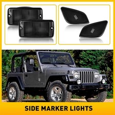 Turn Front Signal/Fender Marker Side Light Housing For 97-06 Jeep Wrangler TJ B
