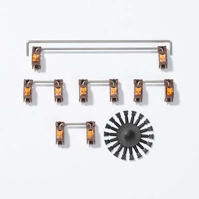 Chilkey Stupid Keyboard SnapIn Stabilizers 2u 6.25u 7u Wires PCB Mount Kit
