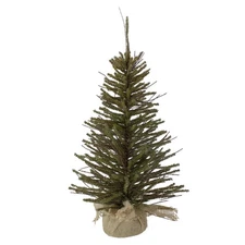 Northlight 2.5' Warsaw Twig Artificial Christmas Tree with Burlap Base - Unlit