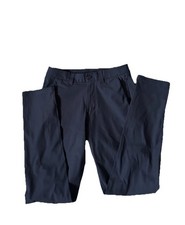 Lululemon Men’S Black Abc Slim Fit Chino Pants Size 28 Trousers See Photos
