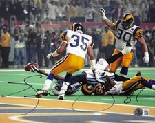 Kevin Dyson Signed 8x10 Photo Autographed BAS Tennessee Titans Super Bowl 66