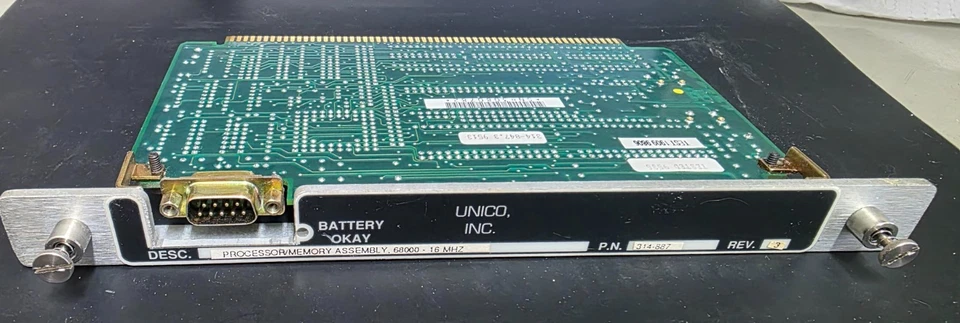UNICO 314-887 Processor/Memory Assembly 68000-16Mhz (used) - Image 2 of 2