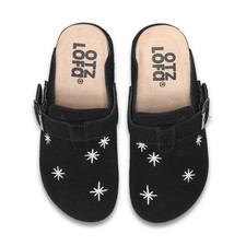 NEW Otz x Lofa Seoul Topi Suede Clog Black FLOTFA3W49 Authentic FAST SAFE