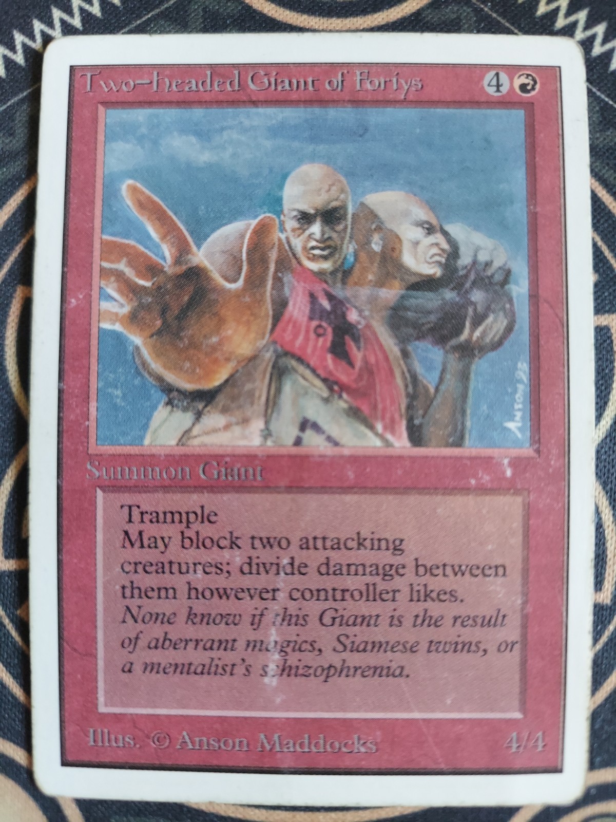 MTG Two-Headed Giant of Foriys Unlimited Magic the Gathering Card