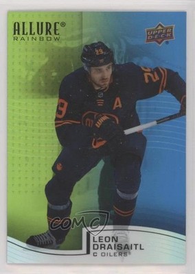 2021-22 Upper Deck Allure Rainbow Green Blue 85/299 Leon Draisaitl #R-88 07vd