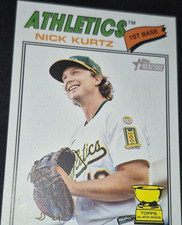Topps 2026 Heritage Rookie Base Nick Kurtz #275 Oakland Athletics Card