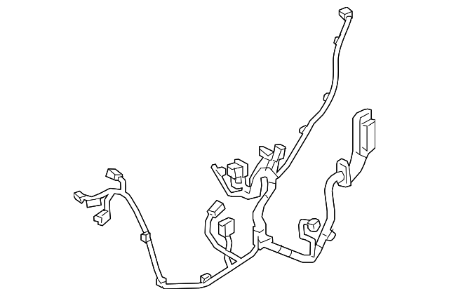Genuine GM Front Driver Side Door Wiring Harness Part 42702243