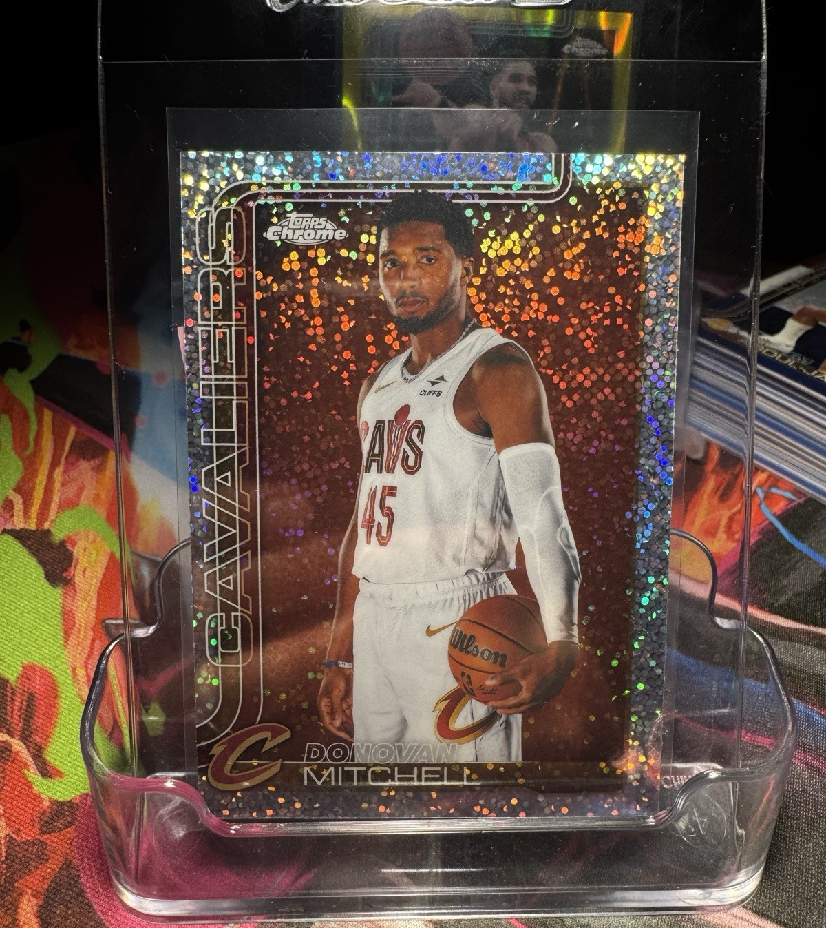 2026 Topps Chrome Donovan Mitchell Cavaliers #19 Parallel/Variety
