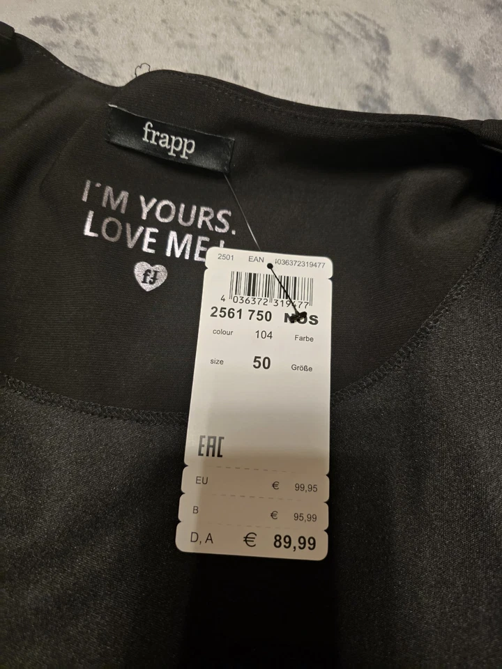 Frapp Damen Jacke schwarz Blazer Gr. 50 A-Linie - Bild 4 von 4
