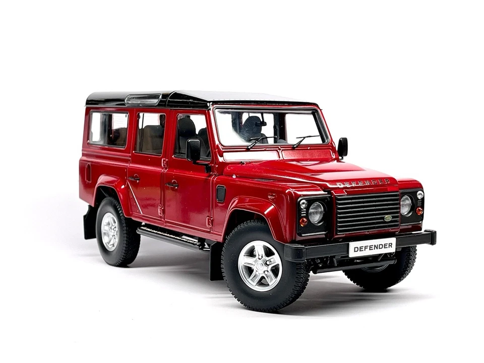 1/18 Century Dragon Land Rover Defender 110 metallic Red Diecast model car boxed - Image 4 of 4