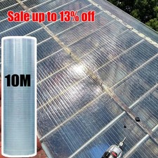High Impact Clear Polycarbonate Roofing 1.2mm Sheets Panels UV Protected 1X10M