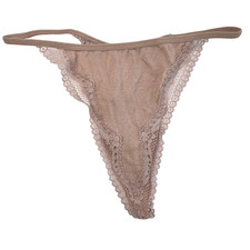 Vintage Victoria  s Secret Lingerie Bottom Nude Blush Size M Y2K Coquette