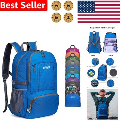 Waterproof Packable Hiking Backpack, Lightweight Travel Daypack, Foldable Nylon