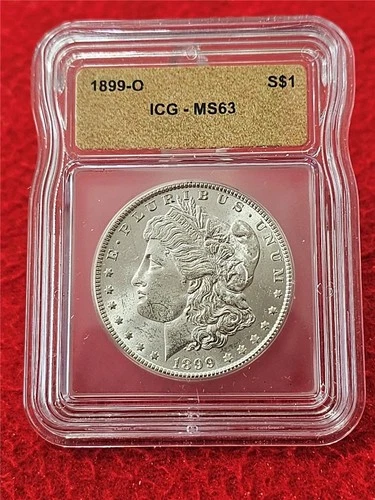 1899-O MORGAN SILVER DOLLAR  ICG  MS 63                                   #T1764