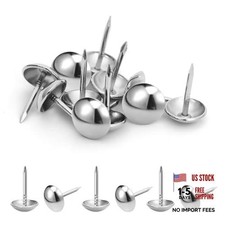 Silver Nailhead Trim 7/16" Upholstery Tacks - Nailhead Decorative Trim