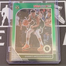 Giannis Antetokounmpo 2020 Panini NBA Hoops Premium Stock Green #102