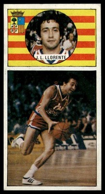 1986-87 J. Merchante Campeonato de Liga Baloncesto #37 Jose Luis Llorente