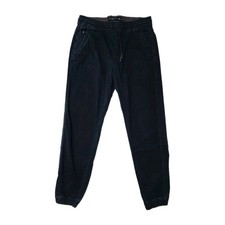 Abercrombie  Fitch Teens Navy Blue Stretch Chino Jogger Size M