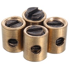 4 Pcs Motorcycle Throttle Cable Stops Brake End Clamps Line Ends