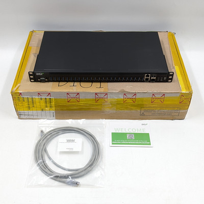 Digi AnywhereUSB 24 Plus USB/Ethernet Combo Hub Rack Mountable (AW24-G300) Black