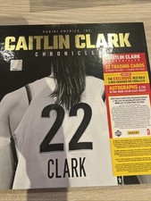Caitlin Clark Chronicled Panini Open Book + 6 Base Card 2 Holofoil