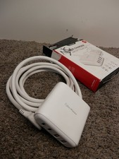 Cyberpower USB CHARGER 8 Ft Cord Surge Protector 2 A Ports 2 C Ports White 207