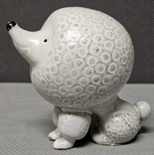3.5" Tall Poodle Lisa Larson? **DAMAGED REGLUED READ**