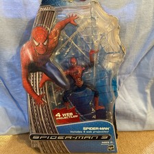Spider-Man 3 action figure packaging lightly worn 