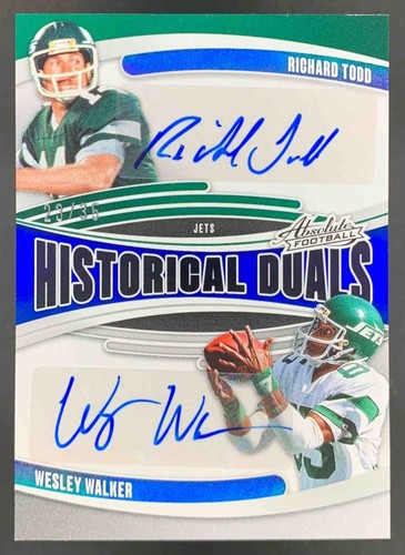 2025 Panini Absolute Richard Todd/Wesley Walker Base (RAW)