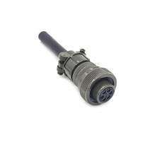 MS3106A14S-6S Industrial Circular Connector, MIL-DTL-5015 Series Threaded Con...