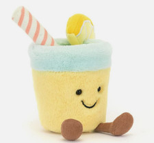 Jellycat Amuseables Lemonade Plush - BNWT + Bag | Sweet Soft Toy,Christmas Gift
