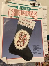 Bucilla Christmas Stocking Antique Santa Coun...
