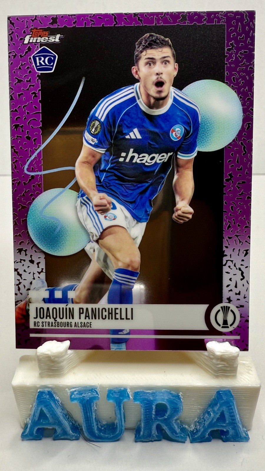 Topps Finest UEFA 2026 Joaquín Panichelli RC Strasbourg Alsace #317 RC